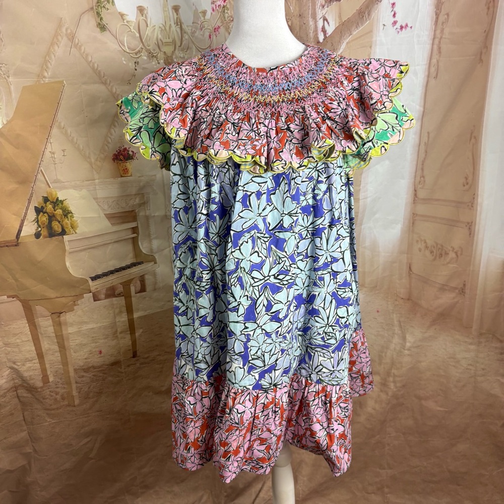 NEW CELIA B FLORAL DUSTEEN DRESS - Picture 7 of 13
